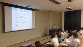 学科主任による進路説明
